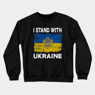 I STAND WITH UKRAINE PROTEST PUTIN PROTEST RUSSIA Crewneck Sweatshirt